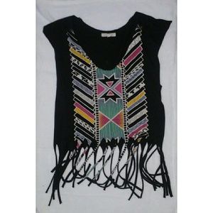 Boho / Tribal Fringe Top